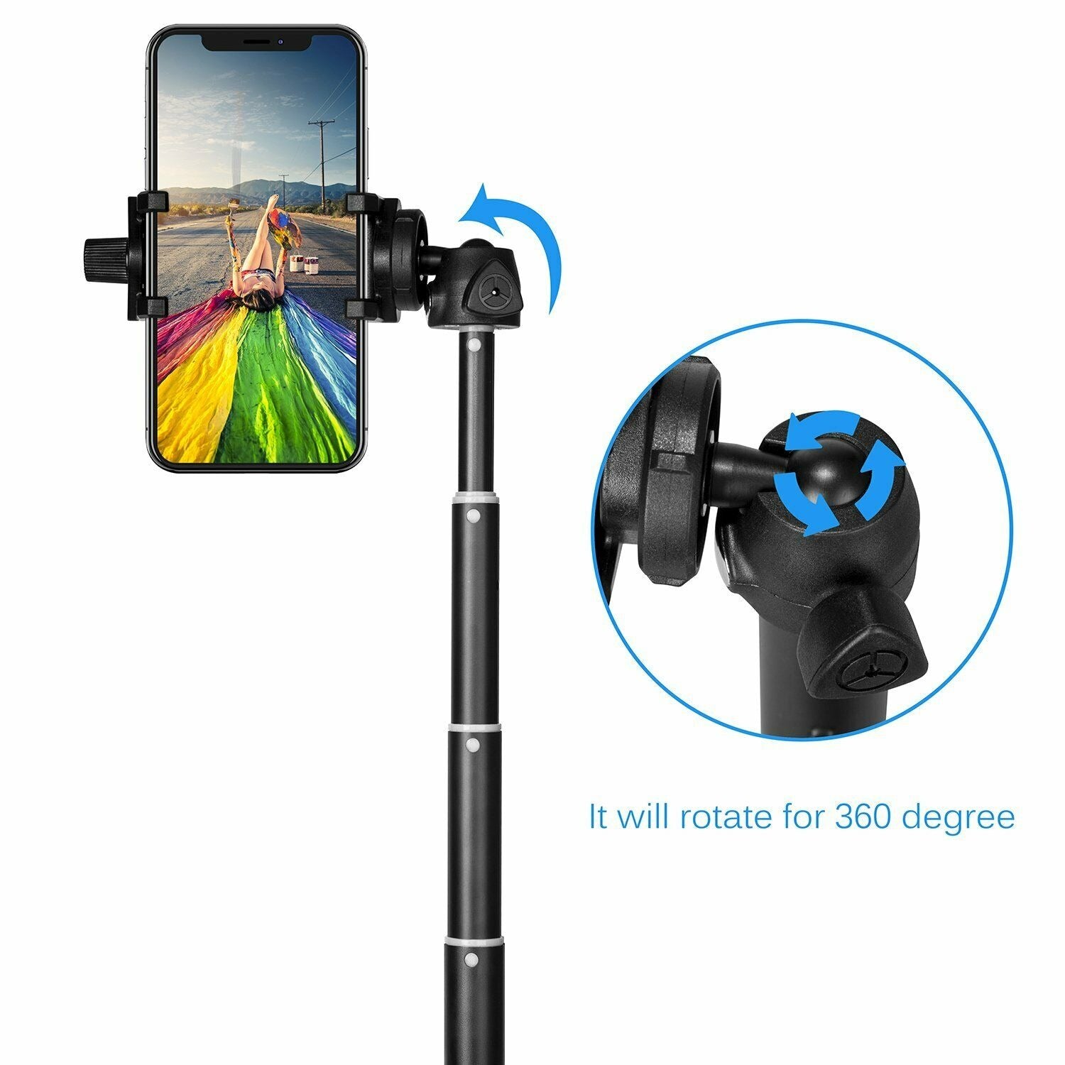 Yunteng 2 in 1 Portable Foldable Phone Selfie Stick Tripod Yunteng 2 in 1 Portable Foldable Phone Selfie Stick Tripod
